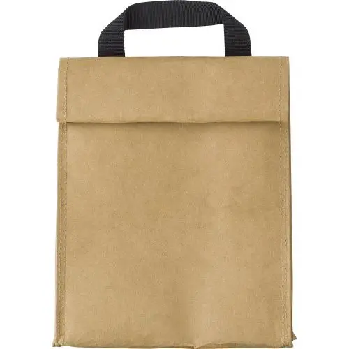 Braune Kraftpapier-Kühltasche Declan: Stilvolles und Nachhaltiges Zubehör für Unterwegs