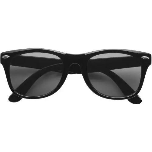 Kenzie Kunststoff-Sonnenbrille, Schwarz, Trendige UV-Schutzbrille