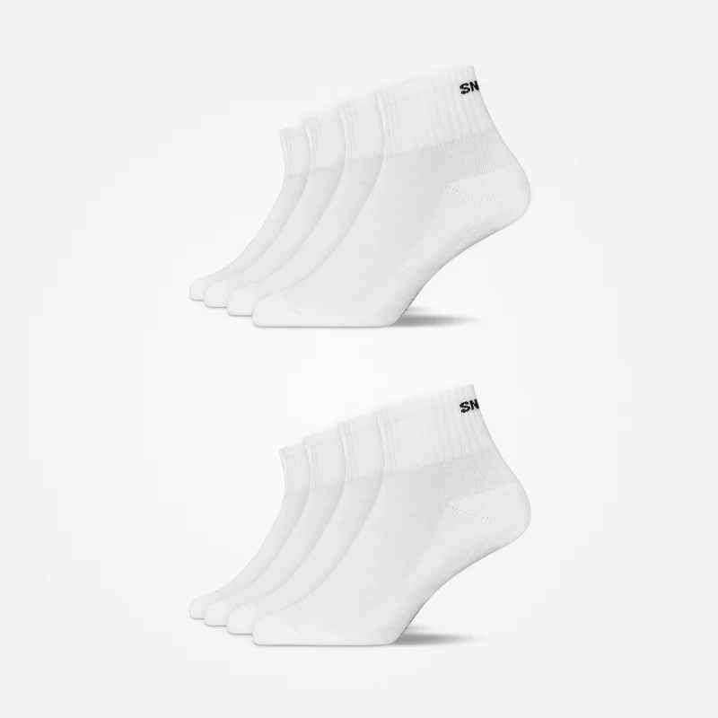 Retro Sneaker Socken | Weiß (SNOCKS)