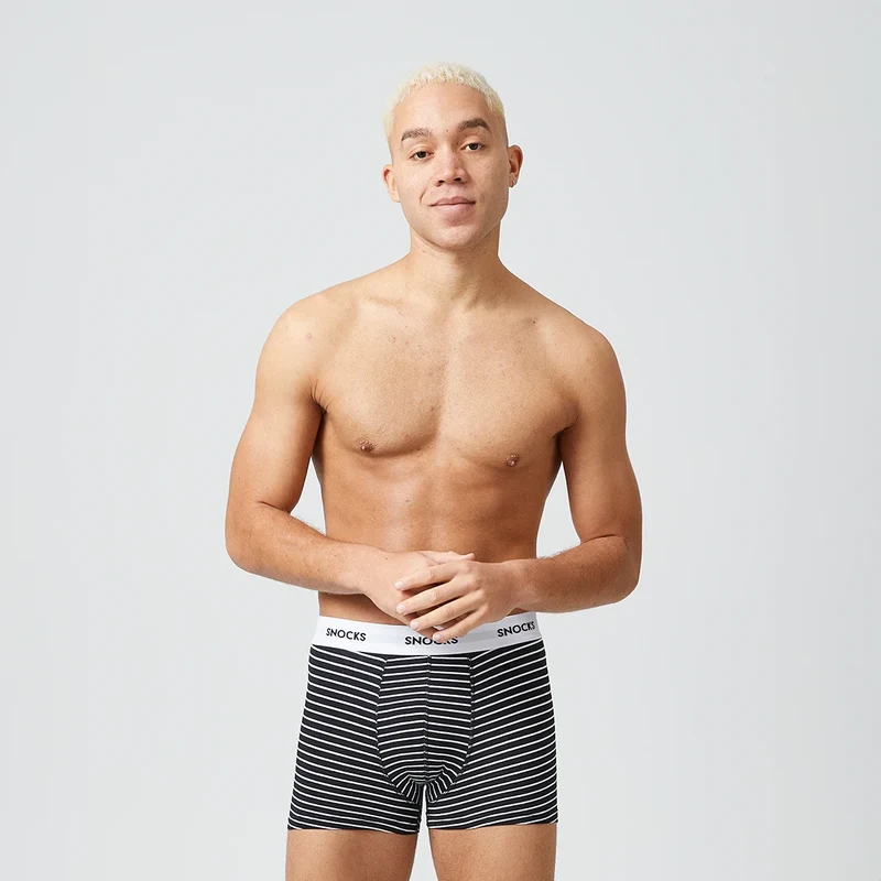 Boxershorts mit Streifen | Olivgrüne Streifen
