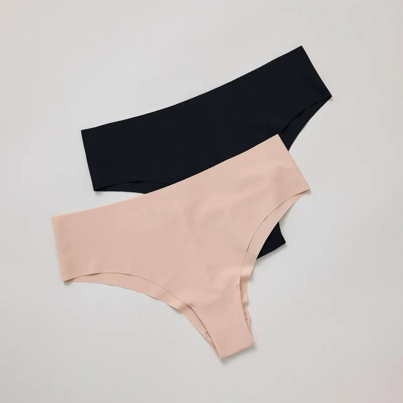 Hipster Panties Seamless | Schwarz