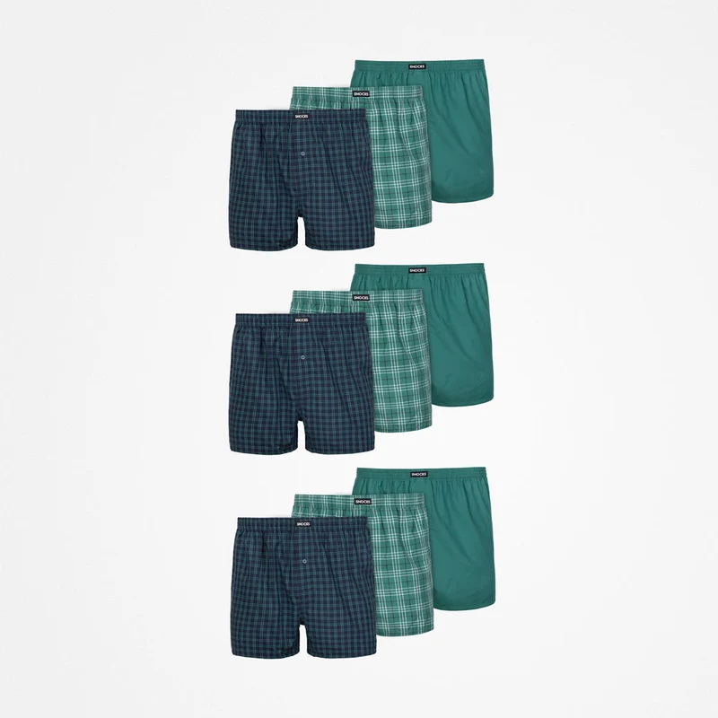 American Boxershorts | Mix (Grüne Muster)
