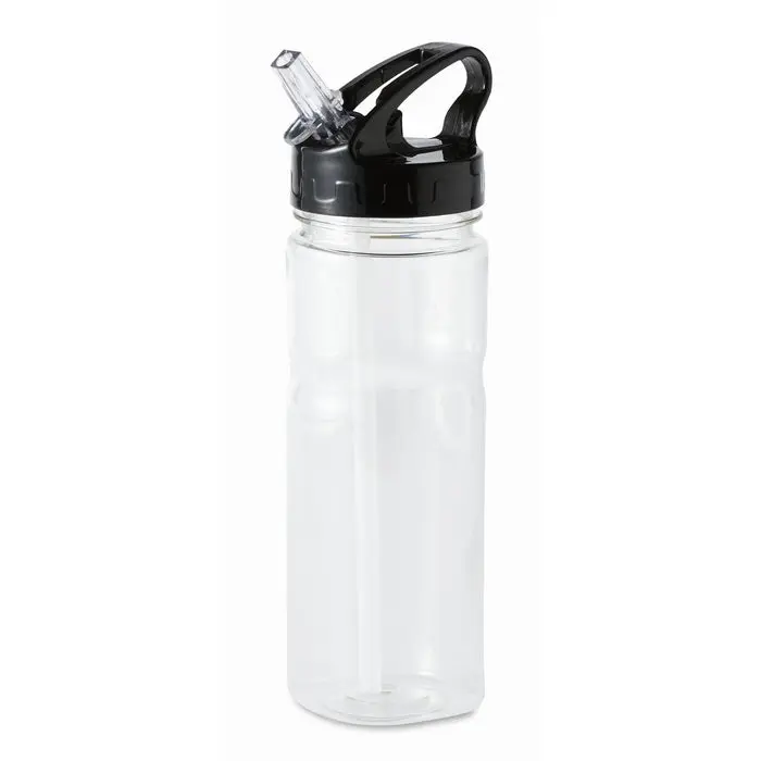 NINA Transparente PCTG Trinkflasche 500 ml, Robust & Chemikalienresistent