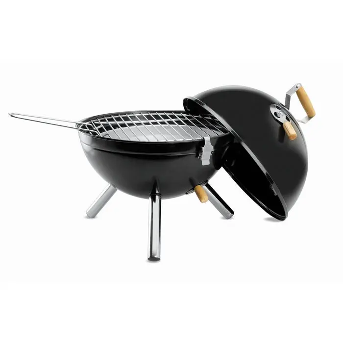 KNOCKING Rundgrill – Hochwertiger Holzkohlegrill in Schwarz