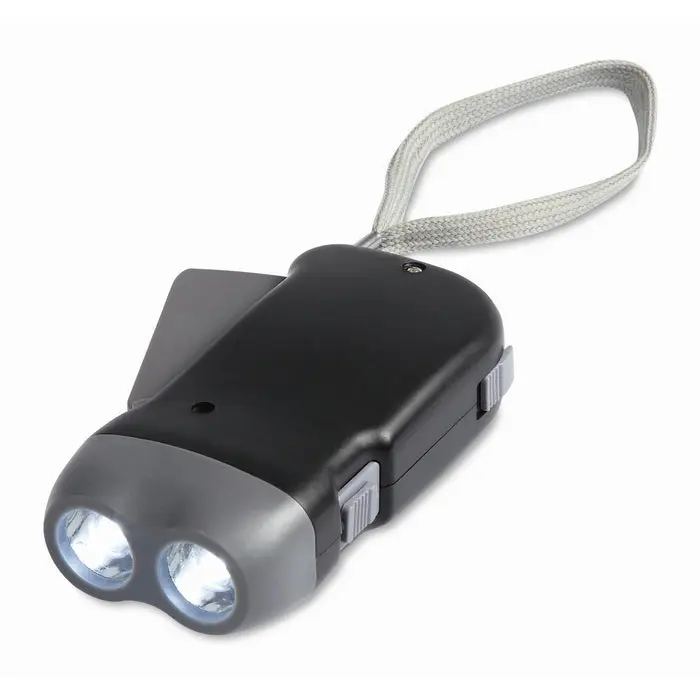 LED-Taschenlampe ROBIN - Schwarz, kompakt und leistungsstark für vielseitige Anwendungen