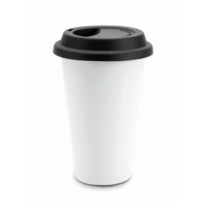 PADDINGTON Doppelwandiger Becher 275ml in Schwarz: Isoliert & Stilvoll