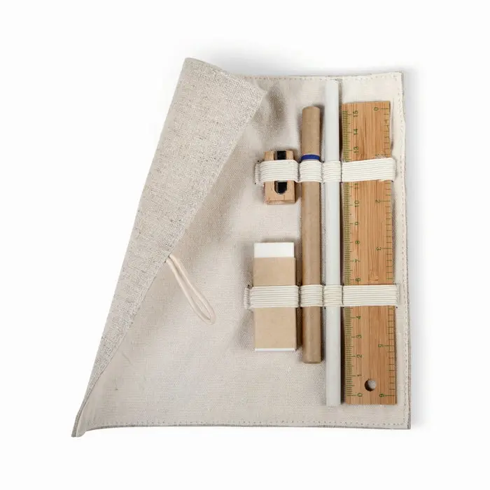 ECOSET Mäppchen in Beige – Umweltfreundlich und Stilvoll