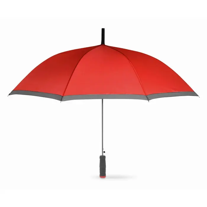 Regenschirm CARDIFF - Rot, stilvoller Begleiter für modische Akzente an regnerischen Tagen