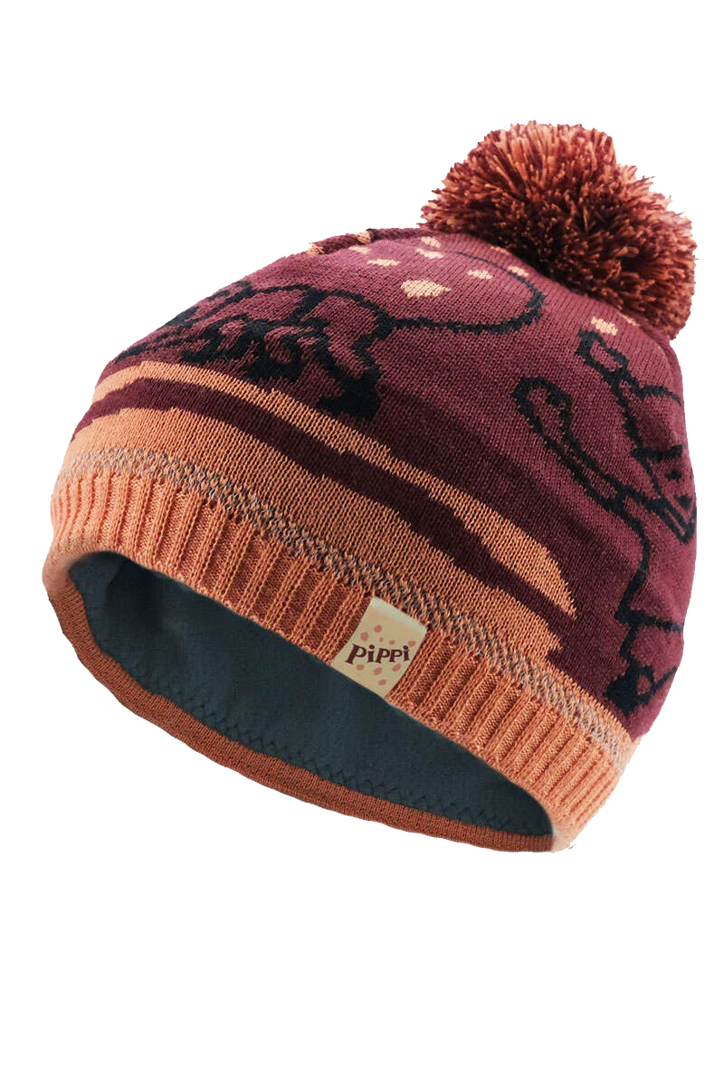 Kinder Strickmütze Pipi Langstrumpf