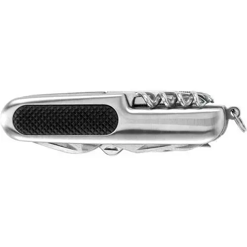 Multifunktionales Taschenmesser Carol, Edelstahl, Silber, Dauerhaft