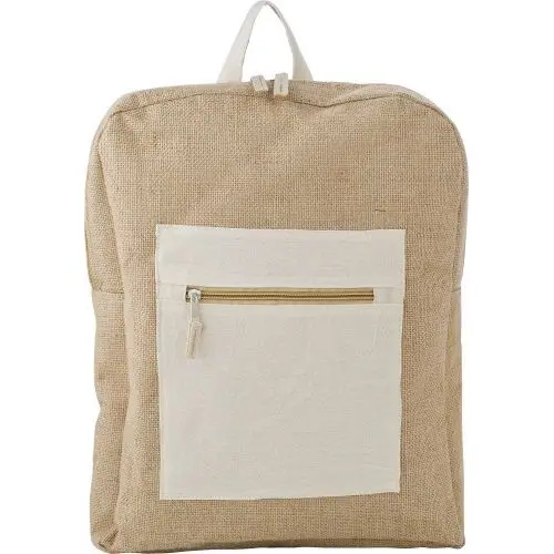 Edison Jute-Rucksack in Braun – Ökologisch und Trendig
