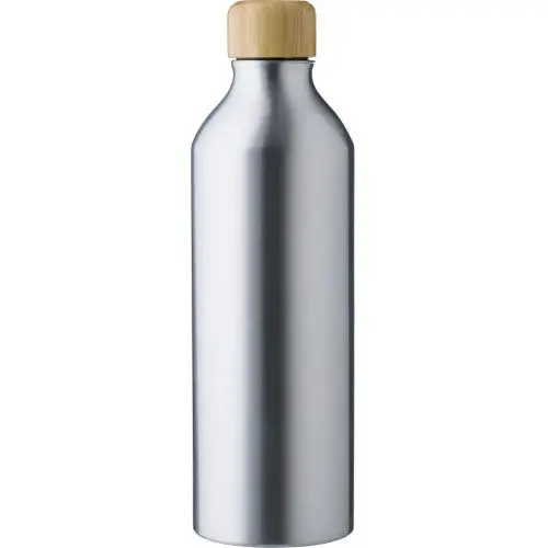 Wassim Aluminium Wasserflasche, 750ml, Elegant Silber