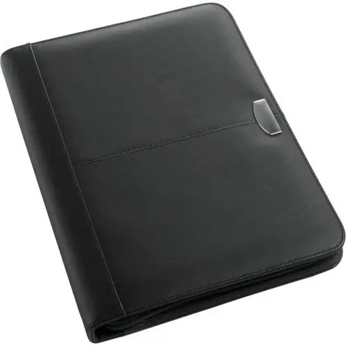 Josie Synthetik-Leder Dokumentenmappe - Elegantes Schwarz, Robust