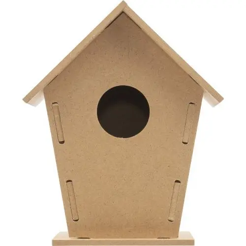 Holzvogelhaus 'Taylor' in Braun, Natürliches Vogelhäuschen, Robuste Nistkasten