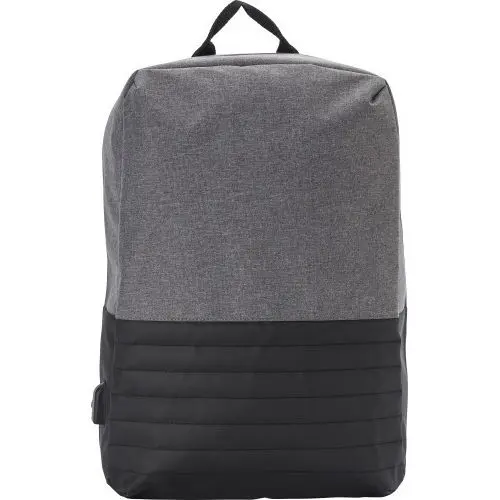 Schwarzer Asim Rucksack aus PVC – Sicher und Stilvoll Unterwegs