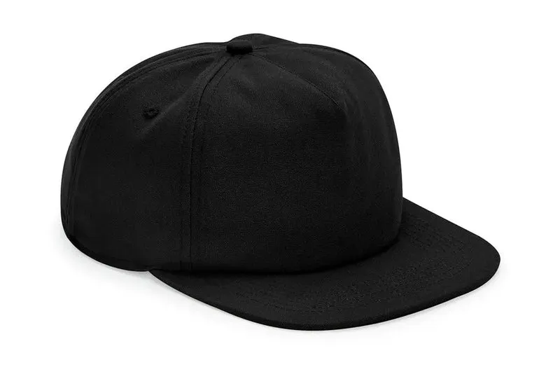 Unstrukturierte 5-Panel-Cap aus Bio-Baumwolle