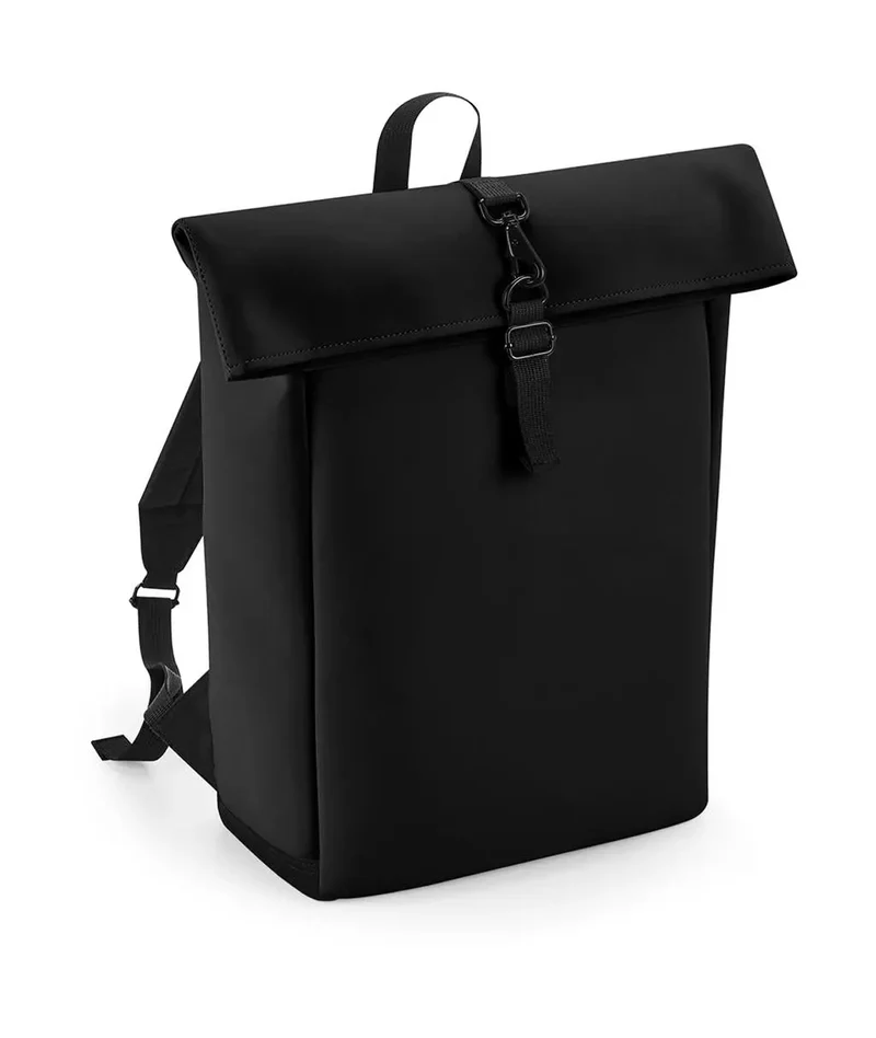 Matte PU Rolltop Rucksack