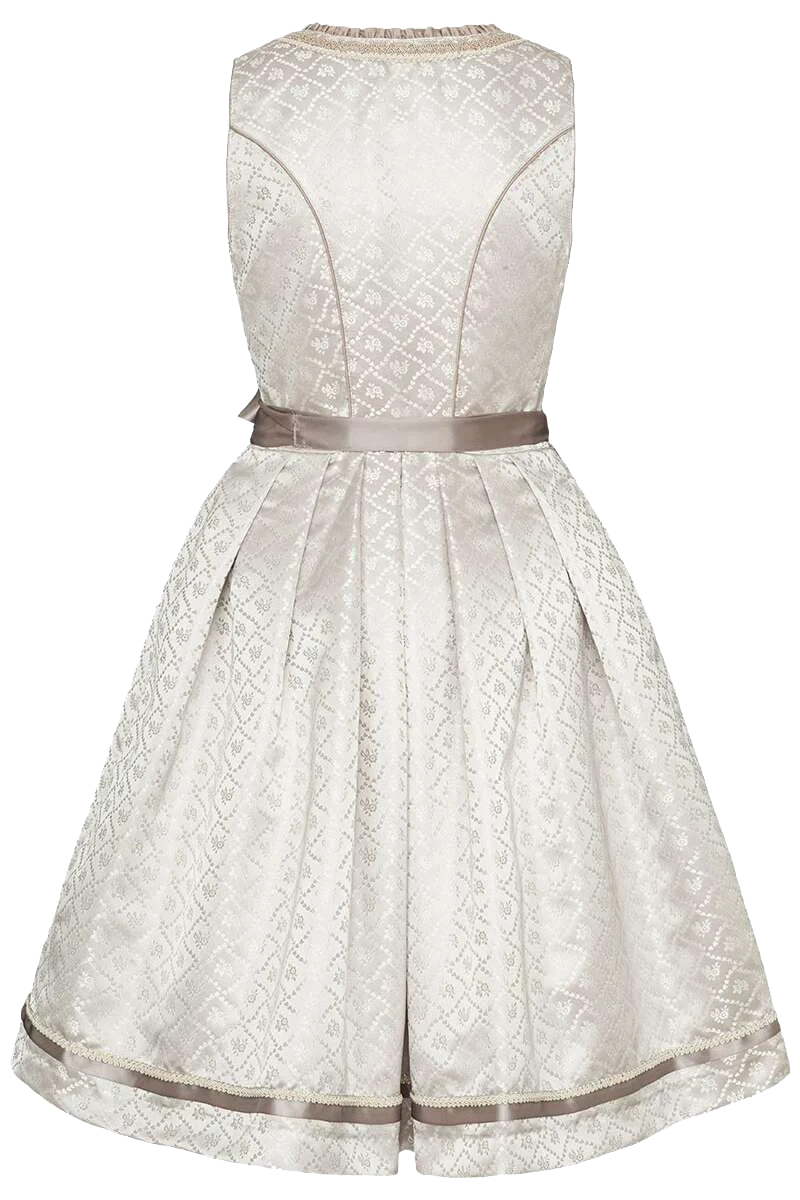 Mini-Dirndl mit Spitzenschürze