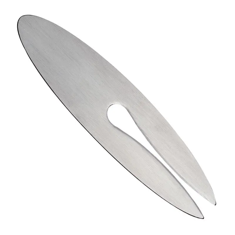 Silberner RE98-CALIFORNIA STEEL Brieföffner - Elegantes Büroaccessoire