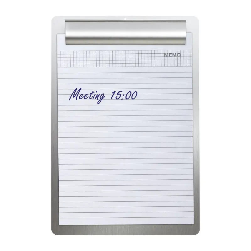 RE98-CLIPBOARD Klemmbrett in Silber: Elegant & Funktionell für Profis
