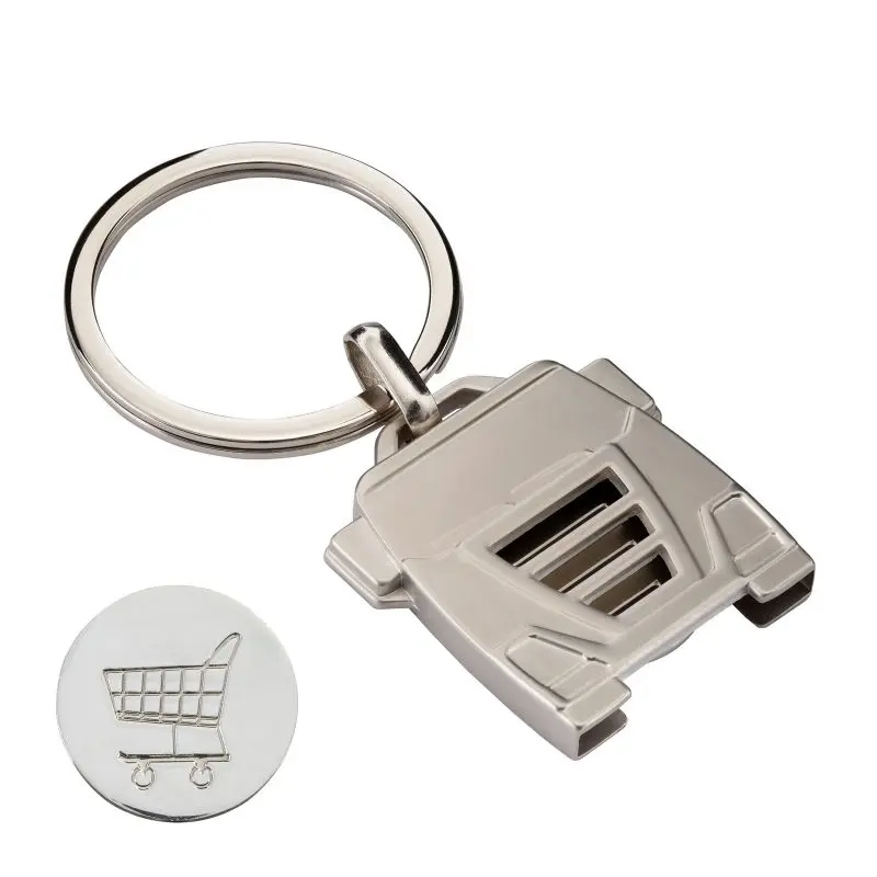 RE98-DELIVERY Schlüsselanhänger in Silber – Modern & Elegant
