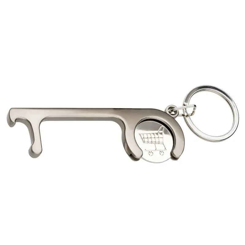 Mattsilberner Schlüsselanhänger RE98-MY-CADDY-DISTANCE - Elegant & Praktisch