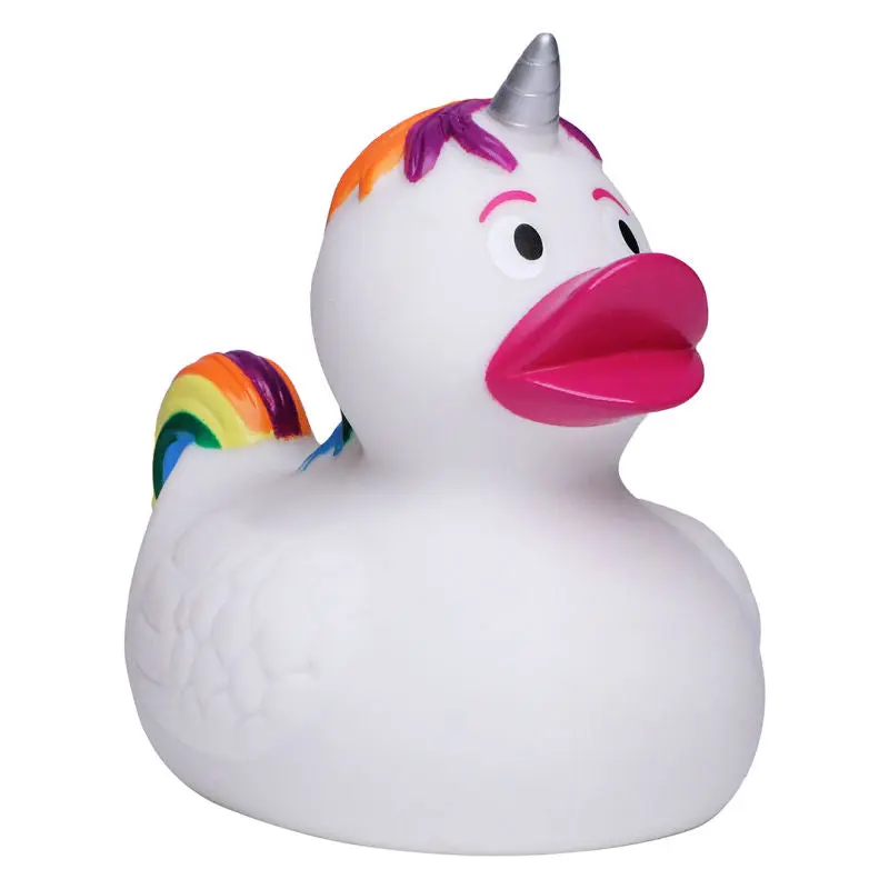 Schnabels Quietsche-Ente Einhorn in Bunt - Magisches Fantasy-Spielzeug