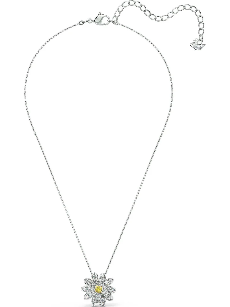 Swarovski Kette mit Anhänger 5512662/5538076 Eternal Flower, gelb,