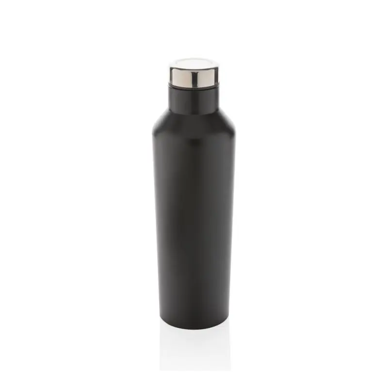 Moderne Schwarze Vakuum-Isolierte Edelstahlflasche, 500ml