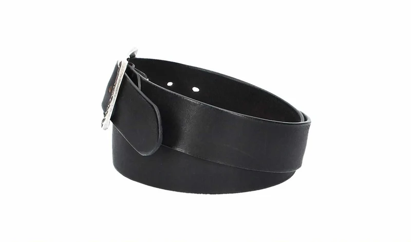 Leder Bazlen Gürtel schwarz