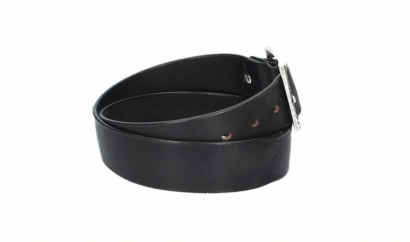 Leder Bazlen Gürtel schwarz