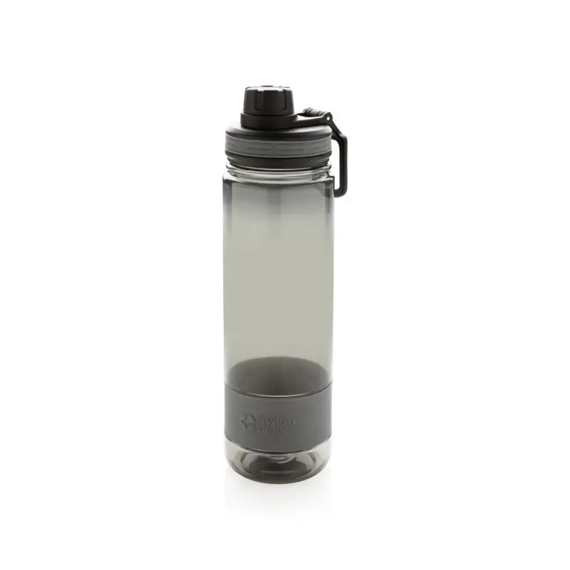 Robuste Tritan Trinkflasche 600 ml, Grau-Anthrazit, Stilvoll & Langlebig