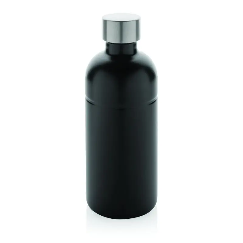 Soda Schwarze Edelstahl-Trinkflasche, RCS-zertifiziert, 500ml