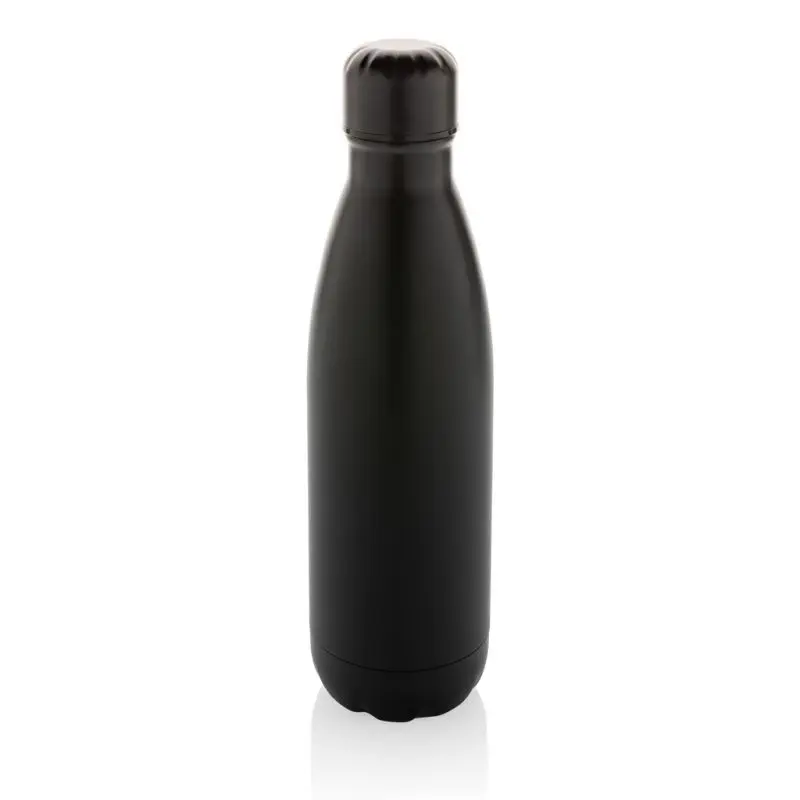 Eureka Einwandige Edelstahlflasche, RCS Recycelt, 500ml - Tiefschwarz