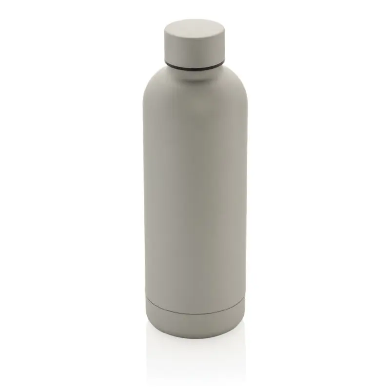 Silberne Impact Vakuumflasche, nachhaltig aus RCS-Recyclingstahl