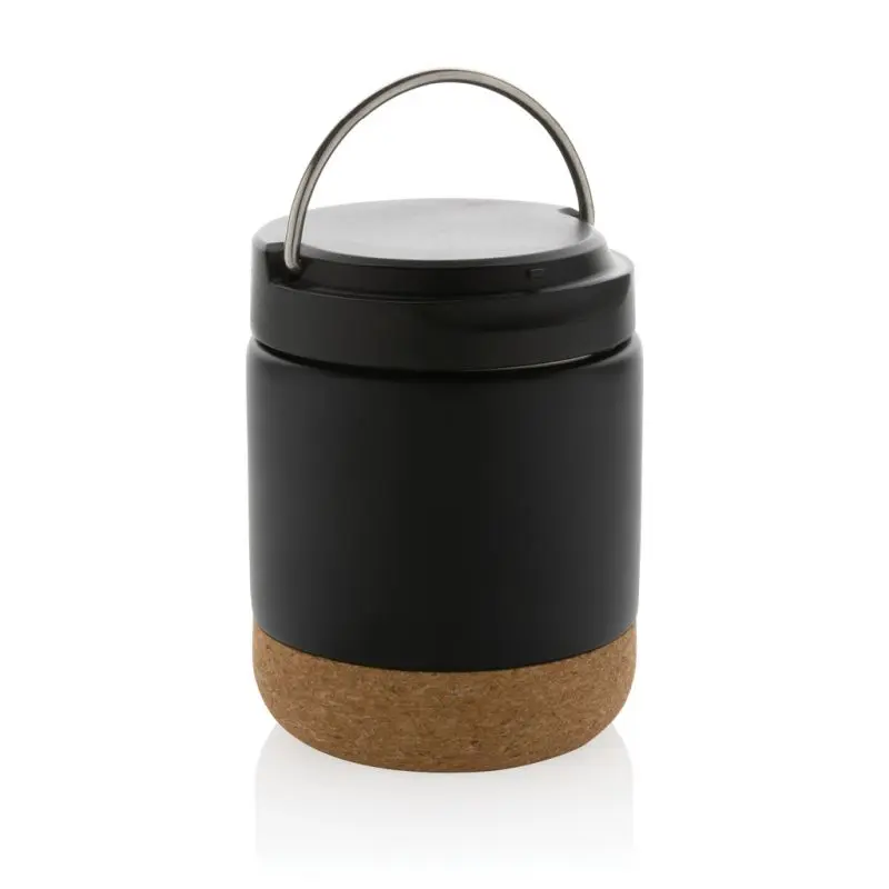 Savory RCS Recycelte Edelstahl Lebensmittelflasche in Schwarz – Praktisch & Stilvoll