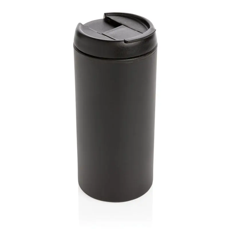 Metro Becher aus RCS recyceltem Edelstahl in Schwarz – Elegant & Umweltbewusst