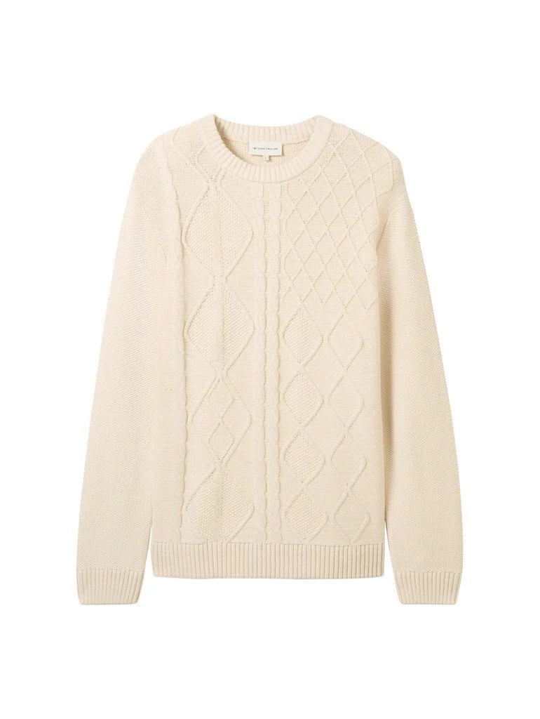 Tom Tailor Strickpullover Beige
