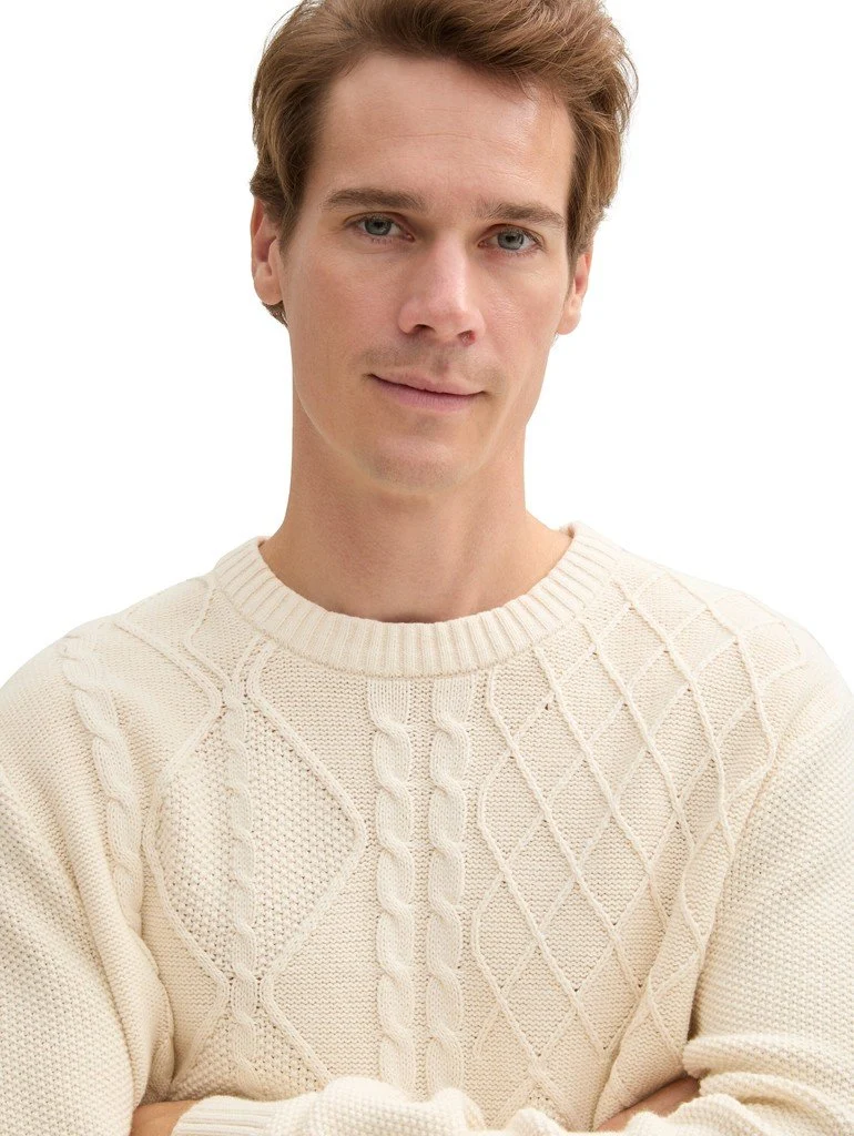 Tom Tailor Strickpullover Beige