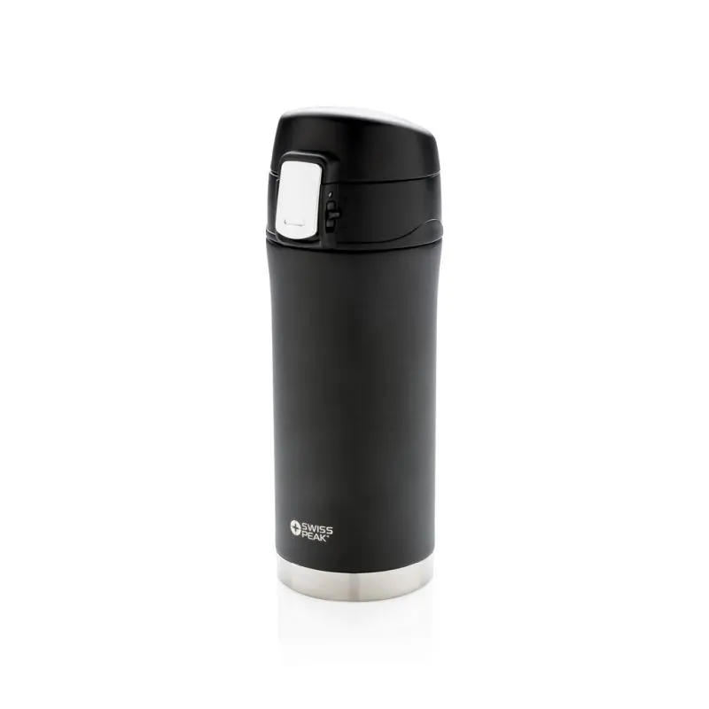 Swiss Peak Elite Kupfer Vakuum Becher - Schwarz - Doppelwandiger Thermobecher aus Edelstahl