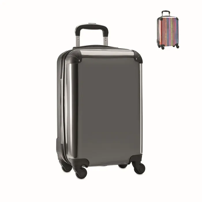 Trolley Koffer PC/ABS PICKME - schwarz: Leichter und robuster Rollkoffer für jede Reise