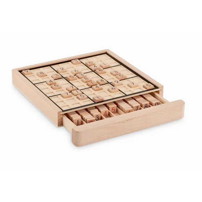 Sudoku-Brettspiel Holz SUDOKU - Holz: Klassisches Denkspiel für strategische Köpfe