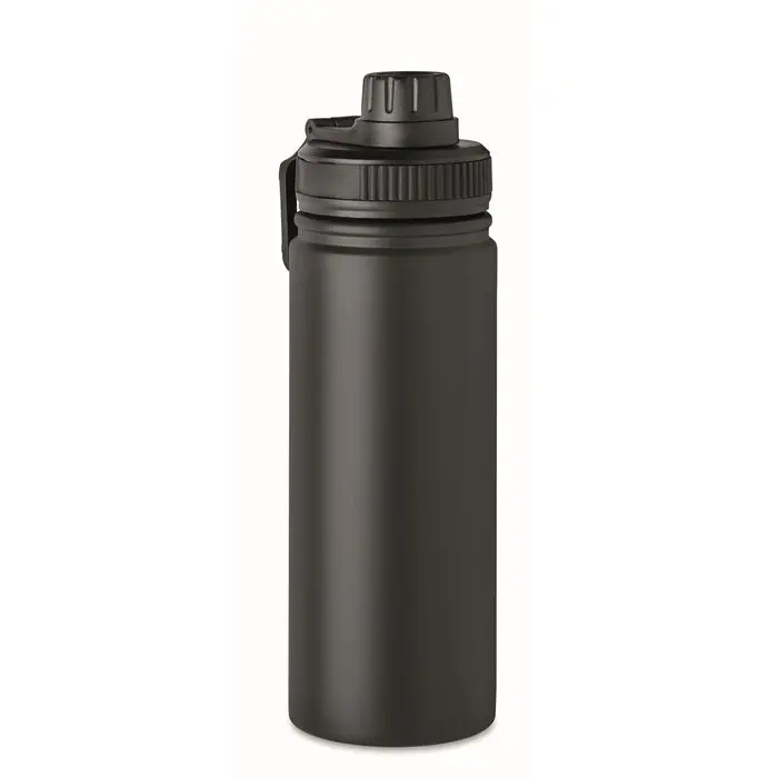 Schwarz MILI 500ml Doppelwand-Isolierflasche, elegant & robust