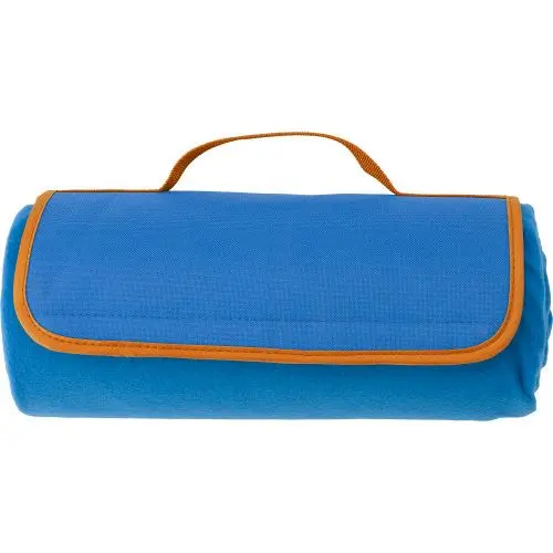 Fleece-Picknickdecke Danielle - Hellblaue Freizeitdecke für Outdoor & Garten, 150x200 cm