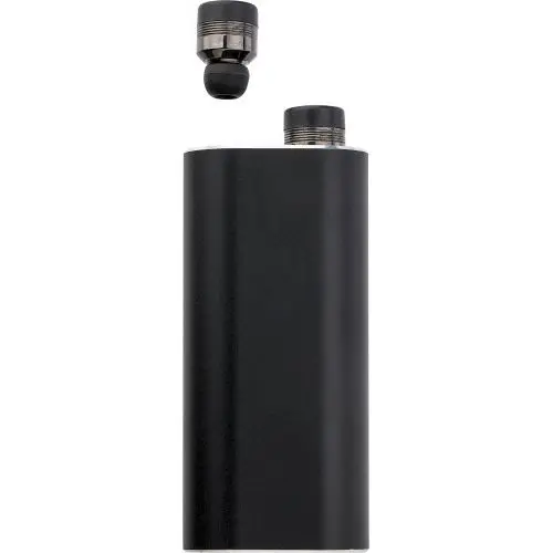 Letitia Powerbank mit Dual Wireless Kopfhörern - Schwarz