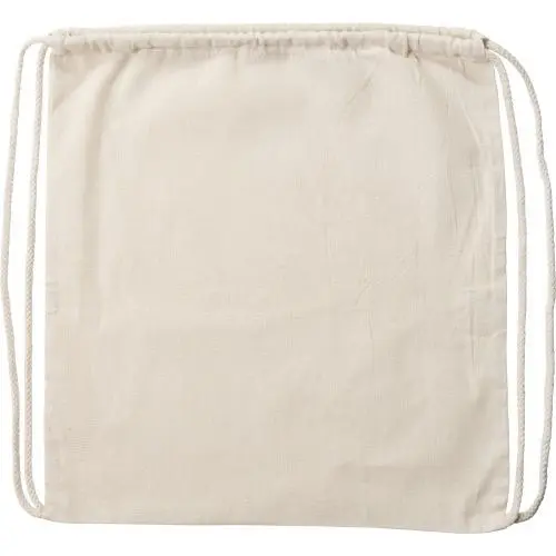 Schuh-/Rucksack (Turnbeutel) aus Baumwolle Dominique - khaki - stilvoller und vielseitiger Begleiter