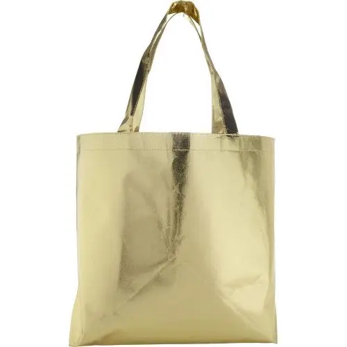 Johnathan Strandtasche in Gold – Non-Woven, Leicht & Geräumig