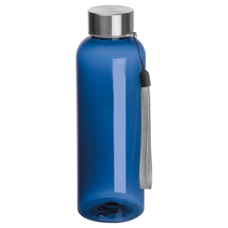 Klare Blaue PET Wasserflasche, 500ml - Leicht & Praktisch
