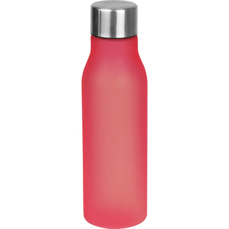 Leuchtend Rote Kunststoff-Trinkflasche, 550ml