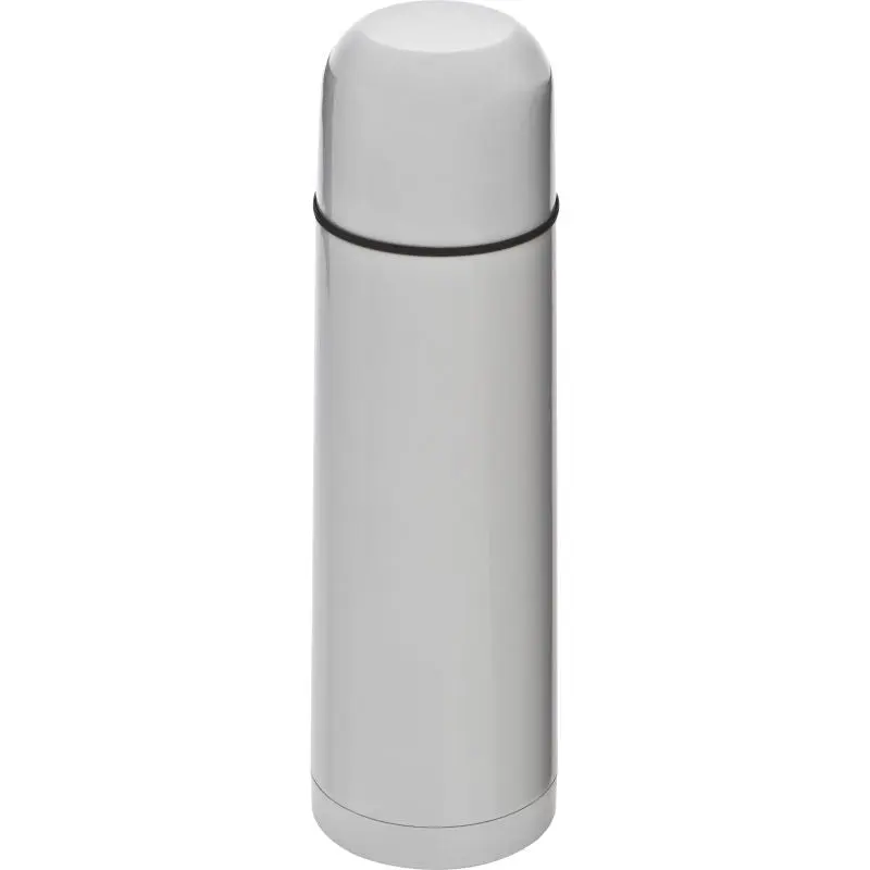 Vakuum Isolierkanne aus Edelstahl, 500 ml - Weiß - Doppelwandige Thermokanne - Stilvoll und Robust
